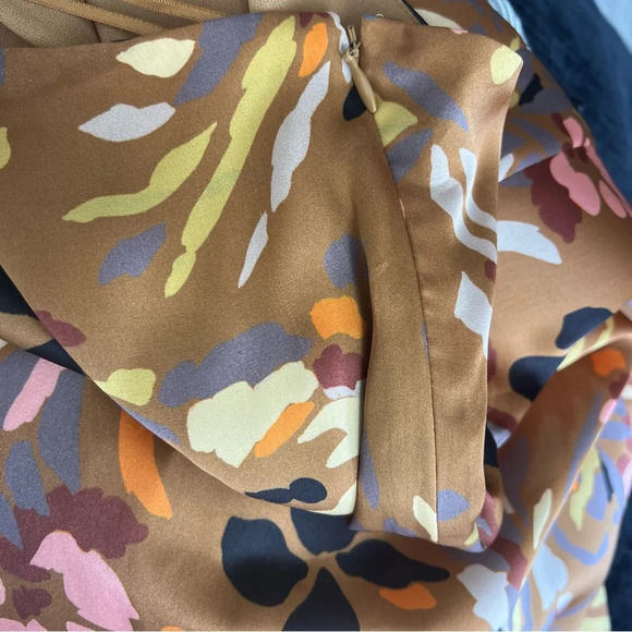 Reiss Paola Floral Printed Halter Neck Cocktail Dress - Picture 9 of 12